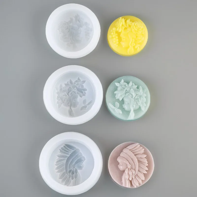 DIY silicone round sister series ornament mold cross-border supply candle mold fragrance decoration mold
DIY silicone round sister series ornament mold cross-border supply candle mold fragrance decoration mold