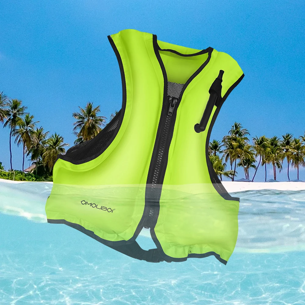 Inflatable Snorkeling Vest Breathable Inflatable Buoyancy Vest Floating Life Vest for Snorkeling Swimming Kayaking Boating
Inflatable Snorkeling Vest Breathable Inflatable Buoyancy Vest Floating Life Vest for Snorkeling Swimming Kayaking Boating