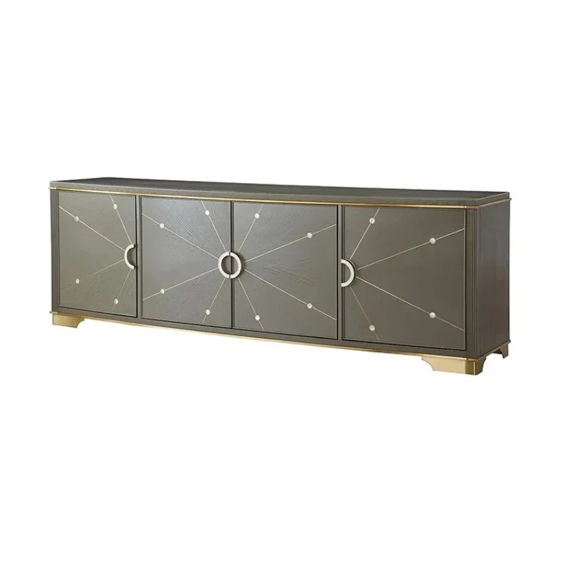 Luxury furniture stainless steel shell living room TV cabinet
Luxury furniture stainless steel shell living room TV cabinet