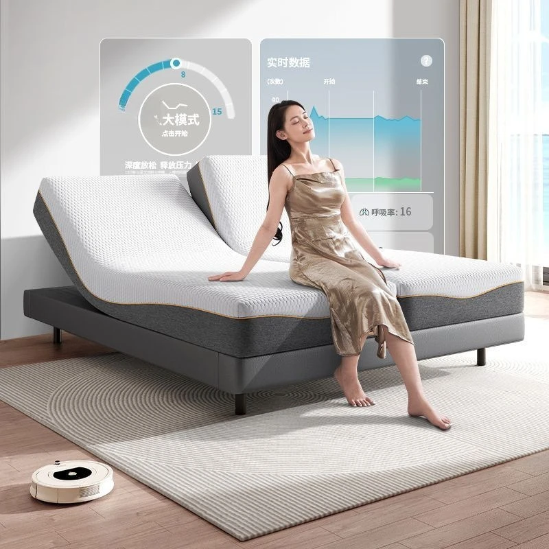 electric intelligent lifting mattress fully automatic 3D zero gravity massage does not disturb each other mattress
electric intelligent lifting mattress fully automatic 3D zero gravity massage does not disturb each other mattress