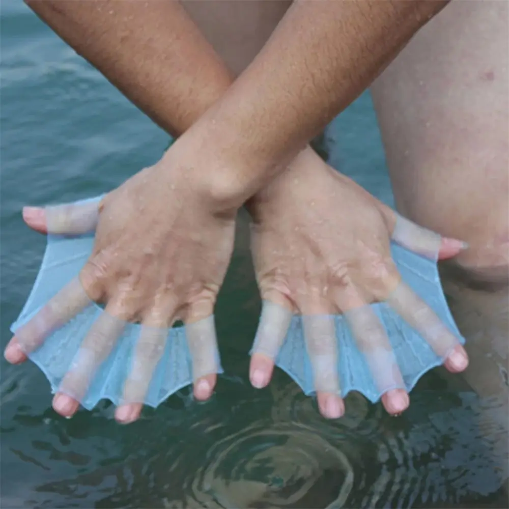 Silicone Swim Training Frog Type Finger Wear for Diving Hand Finger Fin Hand Web Finger Webbed Swimming Flippers
Silicone Swim Training Frog Type Finger Wear for Diving Hand Finger Fin Hand Web Finger Webbed Swimming Flippers