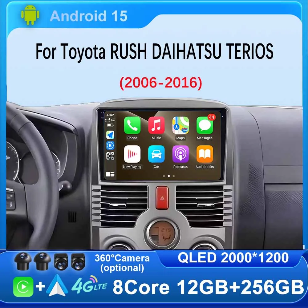 Carplay Android Car Radio For Toyota Rush DAIHATSU TERIOS 2006-2016 Multimedia Player GPS Navigation Bluetooth Touch 4G WIFI
Carplay Android Car Radio For Toyota Rush DAIHATSU TERIOS 2006-2016 Multimedia Player GPS Navigation Bluetooth Touch 4G WIFI