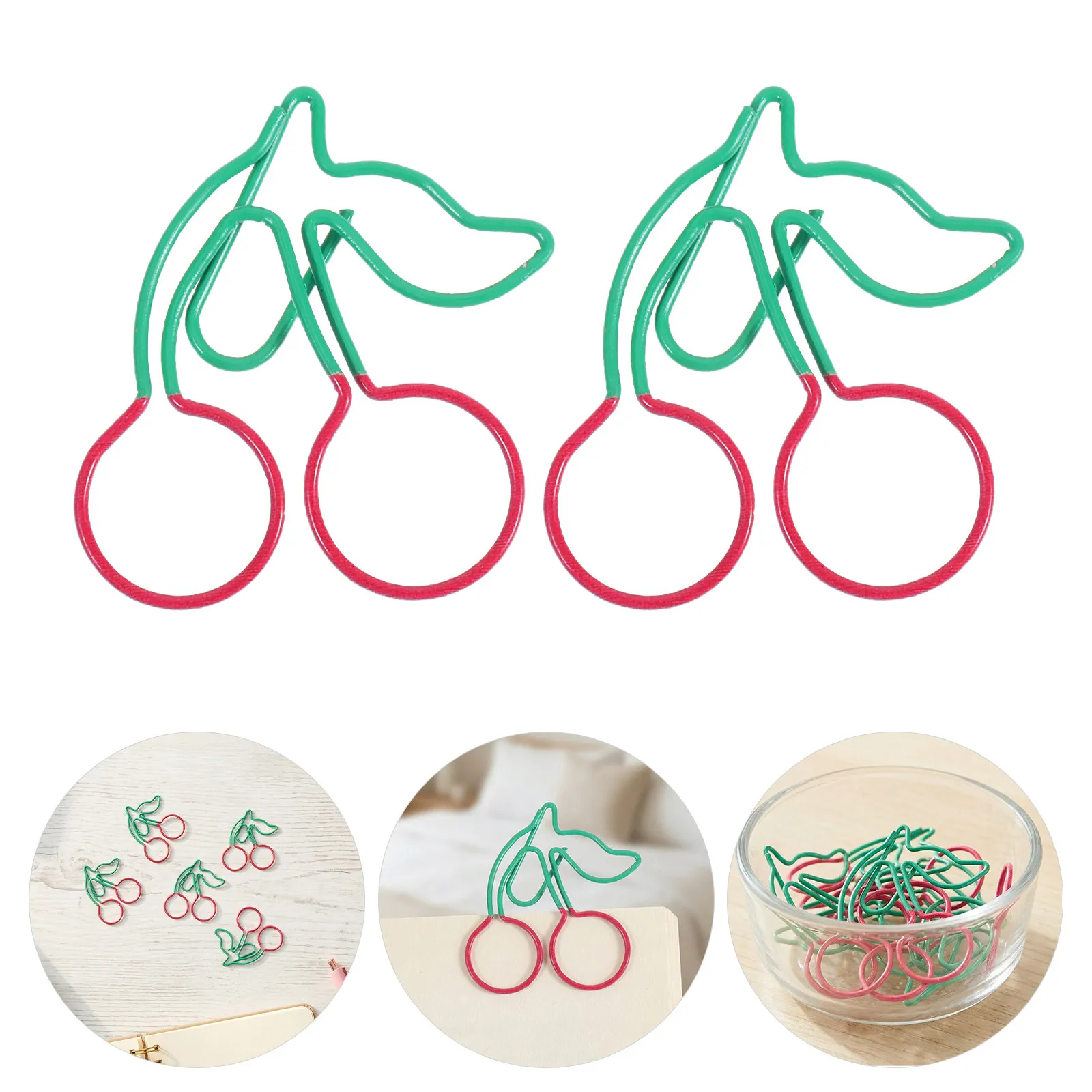 50Pcs Metal Cherry Paper Clips Fruit Shape Paperclip Bookmark Planner Clips for Teacher Students Journaling Office Use
50Pcs Metal Cherry Paper Clips Fruit Shape Paperclip Bookmark Planner Clips for Teacher Students Journaling Office Use
