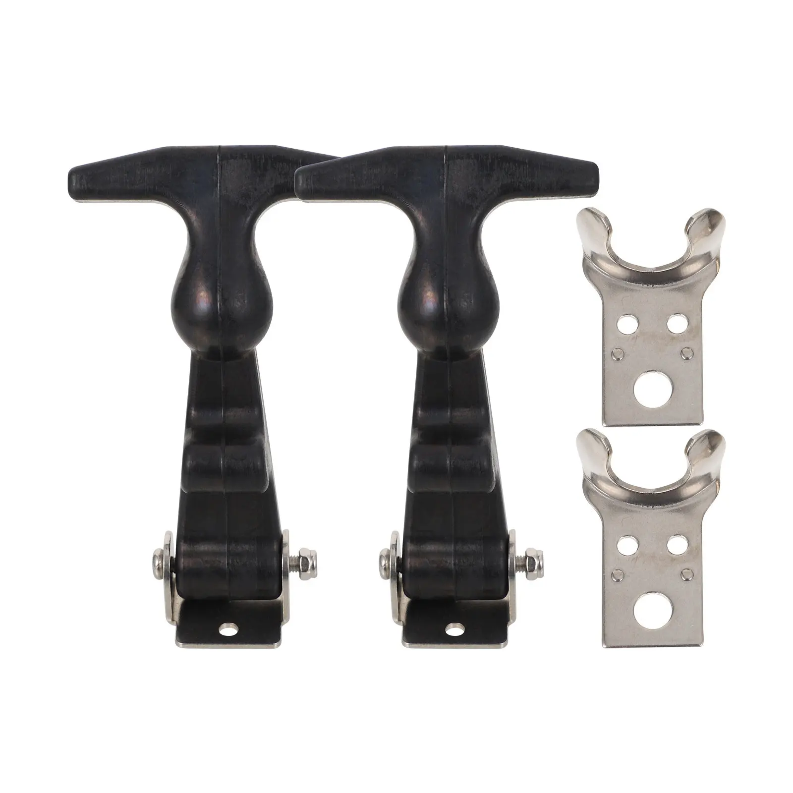 2Pcs T-Handle Draw Latches Stainless Steel with Rubber for Tool Box Truck Hood Engine Cover Curved T-Handle Hasp Elastic
2Pcs T-Handle Draw Latches Stainless Steel with Rubber for Tool Box Truck Hood Engine Cover Curved T-Handle Hasp Elastic