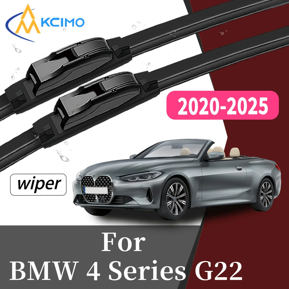 2Pcs Long Lifespan Front Windscreen Wiper Blades For BMW 4 Series G22 G23 2020-2025 Wiping Clear Vision Car Exterior Accessory
2Pcs Long Lifespan Front Windscreen Wiper Blades For BMW 4 Series G22 G23 2020-2025 Wiping Clear Vision Car Exterior Accessory