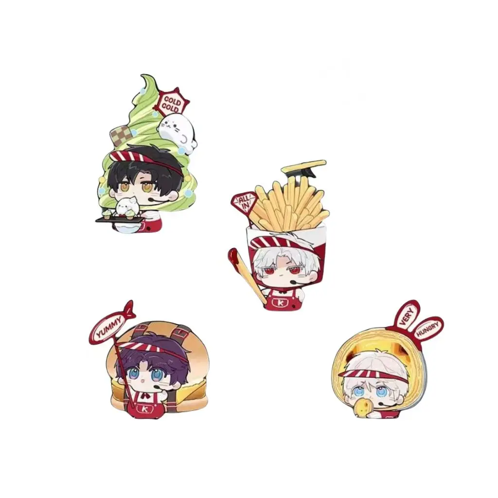 Anime Game Love and Deepspace Rafayel Zayne Sylus Xavier Cosplay kfc cute good-looking Acrylic brooch decoration Birthday Gift
Anime Game Love and Deepspace Rafayel Zayne Sylus Xavier Cosplay kfc cute good-looking Acrylic brooch decoration Birthday Gift