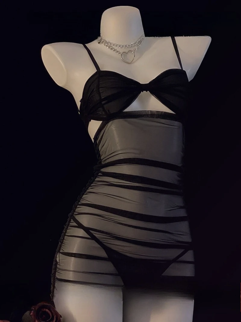 Ascetic Backless Halter Pajamas for Small Bust,Pure Sensual See-Through Nightdress,Fun Lingerie for Larger Sizes,Soft&Sexy Mesh
Ascetic Backless Halter Pajamas for Small Bust,Pure Sensual See-Through Nightdress,Fun Lingerie for Larger Sizes,Soft&Sexy Mesh