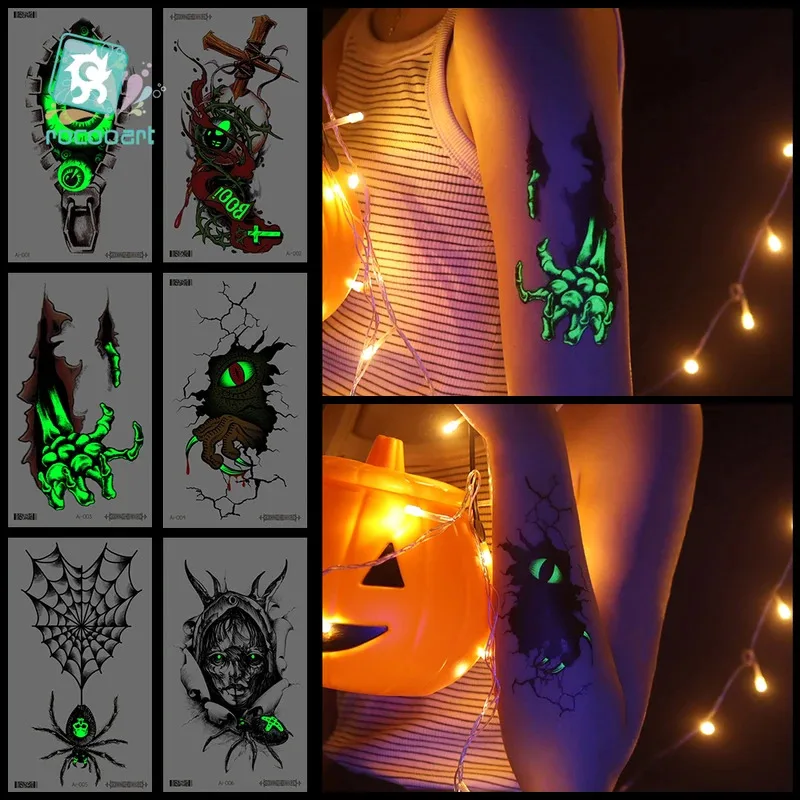 12Sheets Different Half Arm Temporary Tattoos for Men Women,Glowing In The Dark Hands Arm Halloween Fake Tattoos
12Sheets Different Half Arm Temporary Tattoos for Men Women,Glowing In The Dark Hands Arm Halloween Fake Tattoos