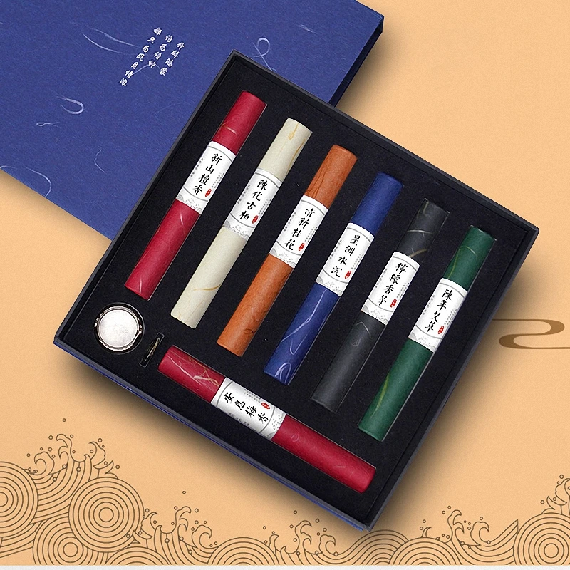 PINNY 10.5CM 7 Scent Natural Stick Incense Sandalwood Agarwood And Floral Incense With Holder Room Fragrance Sticks
PINNY 10.5CM 7 Scent Natural Stick Incense Sandalwood Agarwood And Floral Incense With Holder Room Fragrance Sticks