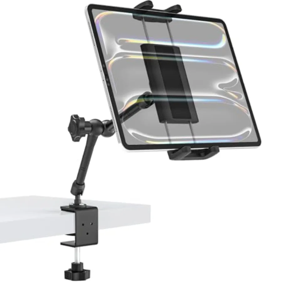 Charchendo Tablet Stand for Desktop 360 Rotating iPad Holder - Multi-Angle Aluminum Adjustable Foldable Desk Mount Compatible w
Charchendo Tablet Stand for Desktop 360 Rotating iPad Holder - Multi-Angle Aluminum Adjustable Foldable Desk Mount Compatible w