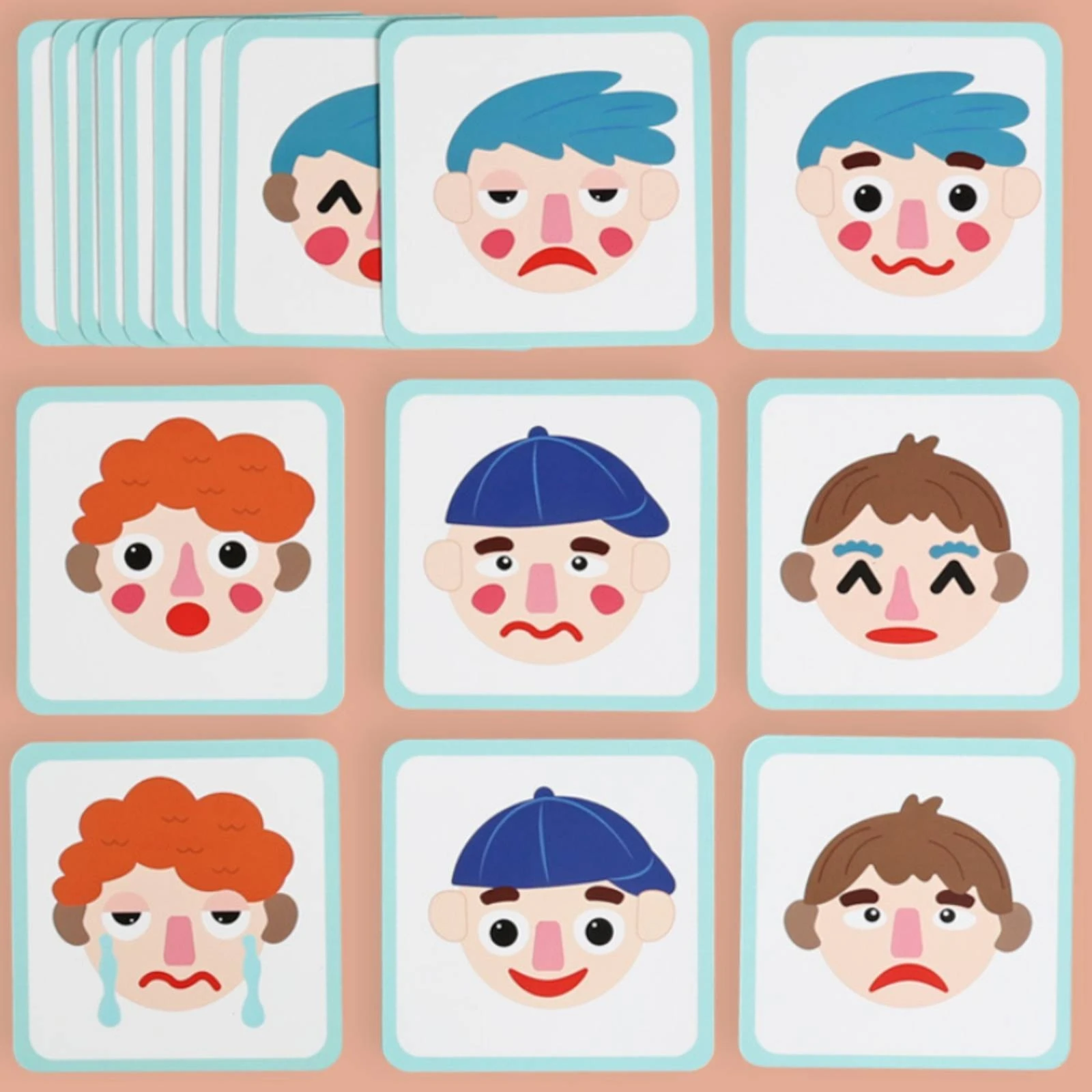 Children's Facial Expression Toy Picture Cards Felt Face Matching Toy Tabletop Face-Building Set Fine Motor Educational
Children's Facial Expression Toy Picture Cards Felt Face Matching Toy Tabletop Face-Building Set Fine Motor Educational