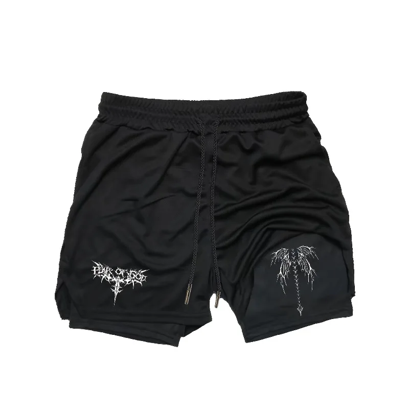 Men's Anime Double Print Two-in-One Double Layer Drawstring Waist Shorts, Slim Fit, Quick-Dry, Breathable Athletic Shorts
Men's Anime Double Print Two-in-One Double Layer Drawstring Waist Shorts, Slim Fit, Quick-Dry, Breathable Athletic Shorts