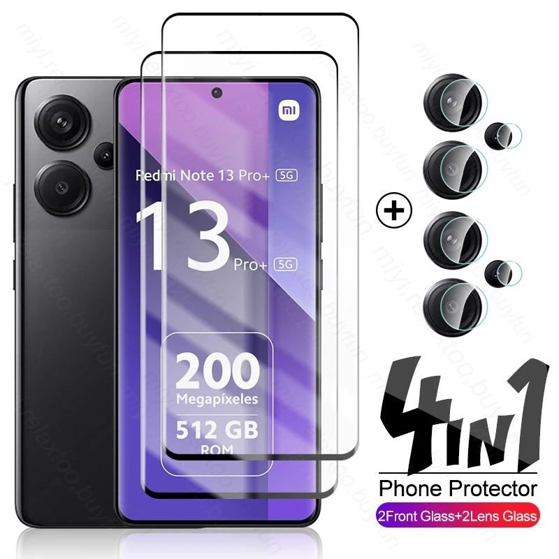 Защитное стекло 4 в 1 для Redmi Note 13 Pro 4G Pro, стекло для защиты экрана Redmy Readme Note13, Not 13 Pro Plus, стекло для камеры ProPlus
Защитное стекло 4 в 1 для Redmi Note 13 Pro 4G Pro, стекло для защиты экрана Redmy Readme Note13, Not 13 Pro Plus, стекло для камеры ProPlus