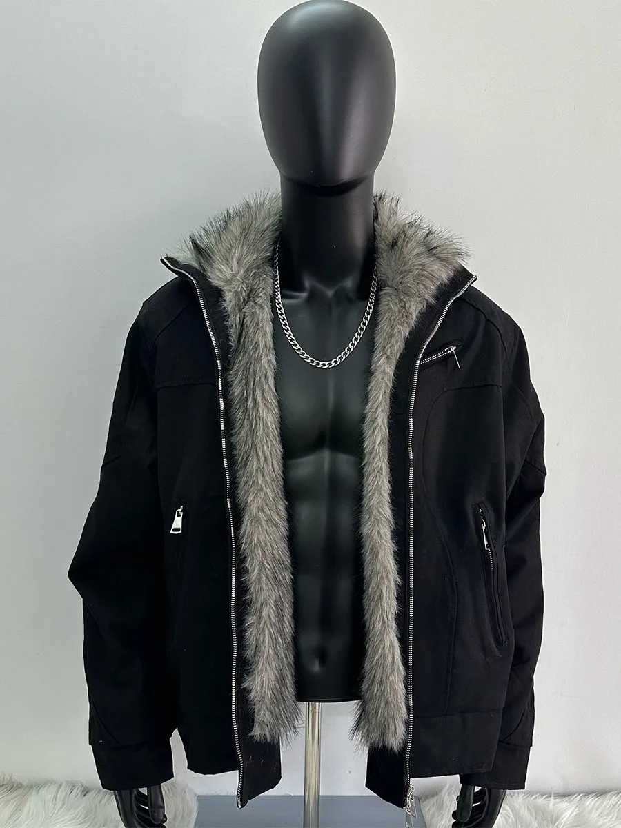 Men's Thiened Fce Lined Cotton Jaet Winter Warm Coat Lamb Fur Lined Casual Sle Youth ular Long Sve Hoodie
Men's Thiened Fce Lined Cotton Jaet Winter Warm Coat Lamb Fur Lined Casual Sle Youth ular Long Sve Hoodie