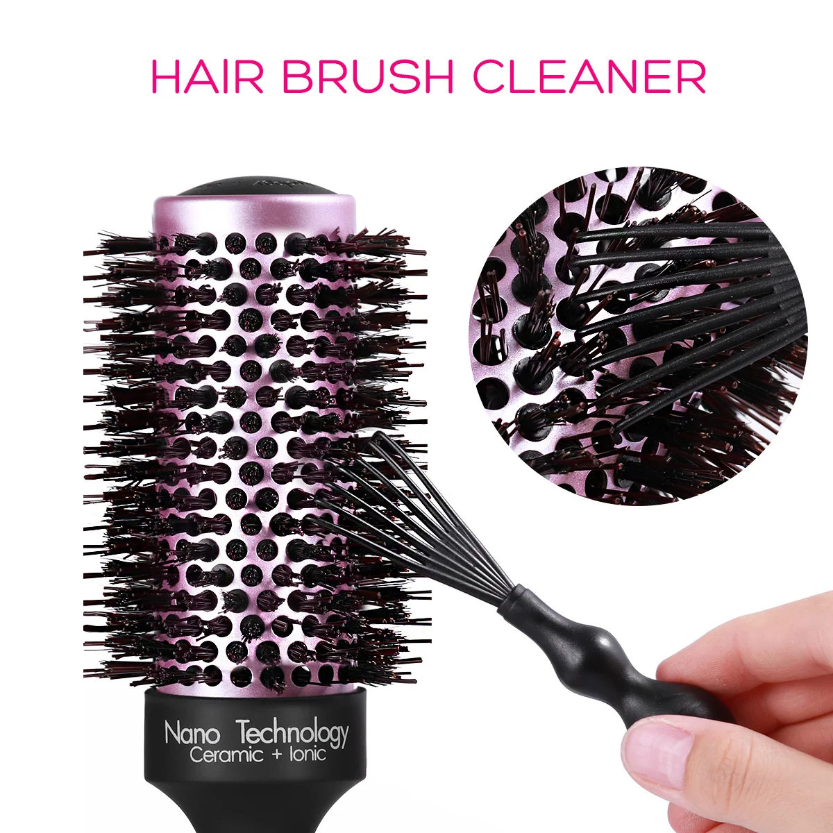 Ceramic Curly Hair Comb Brushes Styling Daily Life Hairbrush Circular Roller Curling
Ceramic Curly Hair Comb Brushes Styling Daily Life Hairbrush Circular Roller Curling