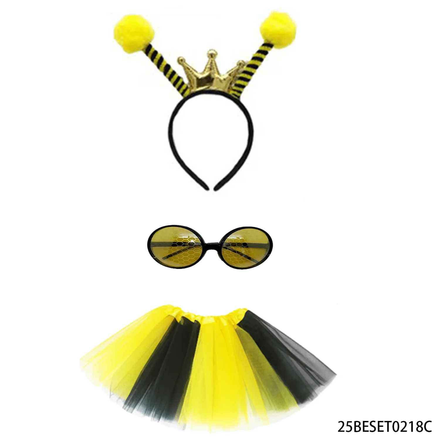 PESENAR Festival Clothing Insect Series Bee Clothing Bee Mini Skirt Headband glasses
PESENAR Festival Clothing Insect Series Bee Clothing Bee Mini Skirt Headband glasses