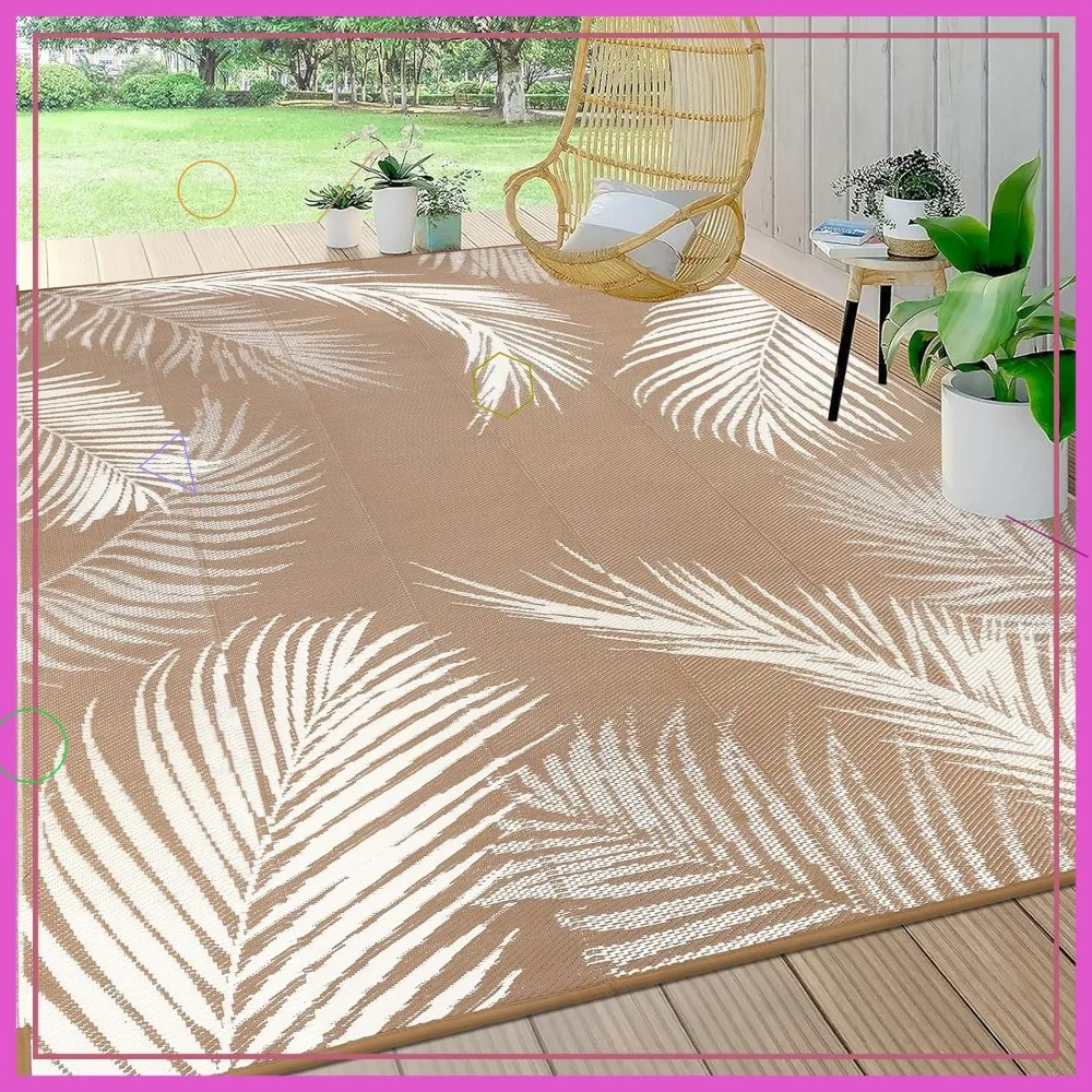 Waterproof Outdoor Rug 10x14, Reversible Plastic Straw Patio Camping Mat for Deck, Camper, Porch, Balcony, Backyard, Picnic
Waterproof Outdoor Rug 10x14, Reversible Plastic Straw Patio Camping Mat for Deck, Camper, Porch, Balcony, Backyard, Picnic