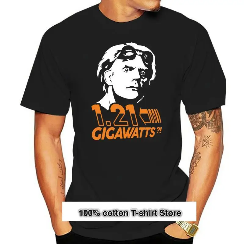 Doc Brown-Back To The Future, camisetas divertidas de Gigawatts, camiseta de talla grande, 1,21
Doc Brown-Back To The Future, camisetas divertidas de Gigawatts, camiseta de talla grande, 1,21