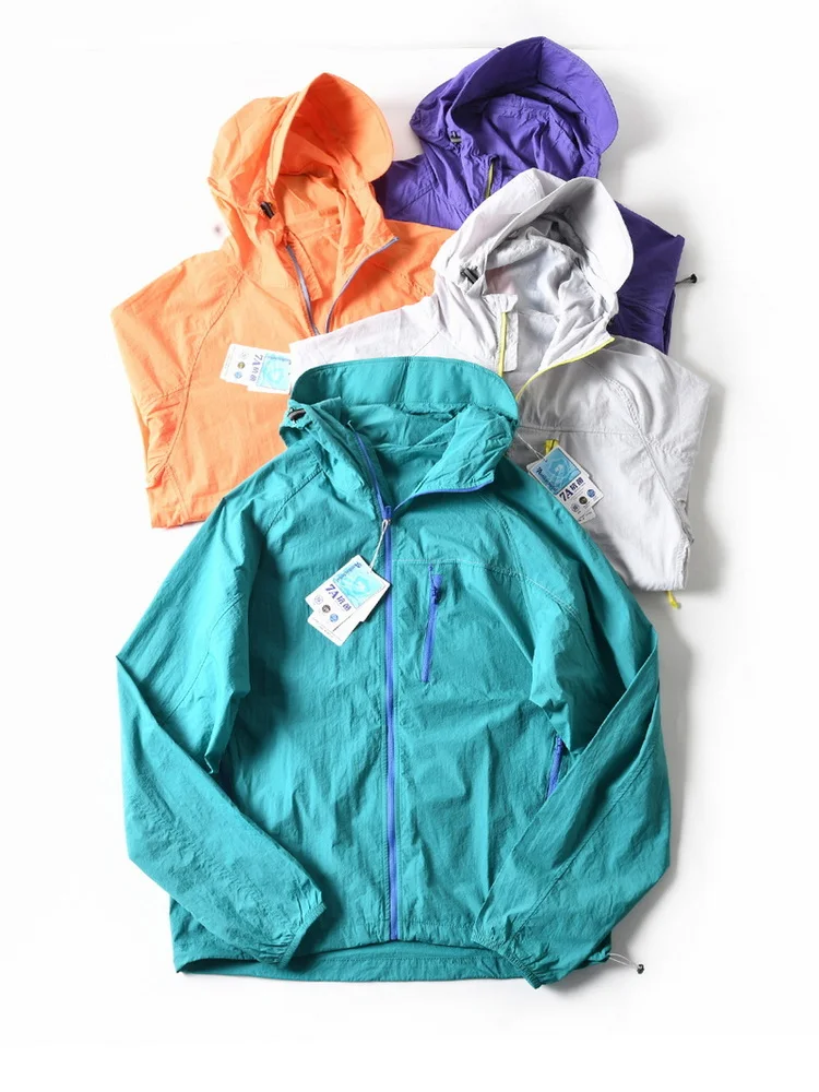 Lightweight Breathable Casual American Outdoor Faion Qui Dry Men's Summer Jaet Coat Ultra Light Thin Hooded Skin irt
Lightweight Breathable Casual American Outdoor Faion Qui Dry Men's Summer Jaet Coat Ultra Light Thin Hooded Skin irt