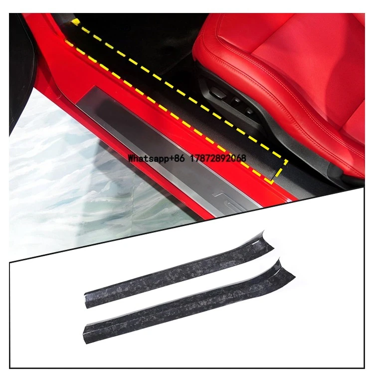 Real Carbon Fiber Rear Door Sill Trim Panel Cover for 2014-2019 Corvette C7 Interior Accessories
Real Carbon Fiber Rear Door Sill Trim Panel Cover for 2014-2019 Corvette C7 Interior Accessories