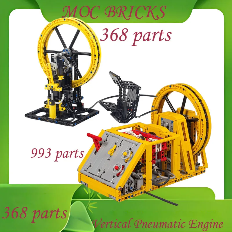 Customize Switchless Pneumatic Machine Vertical Pneumatic Engine Engine Construction Buiding Block Toys for Kid Birthday Gifts
Customize Switchless Pneumatic Machine Vertical Pneumatic Engine Engine Construction Buiding Block Toys for Kid Birthday Gifts