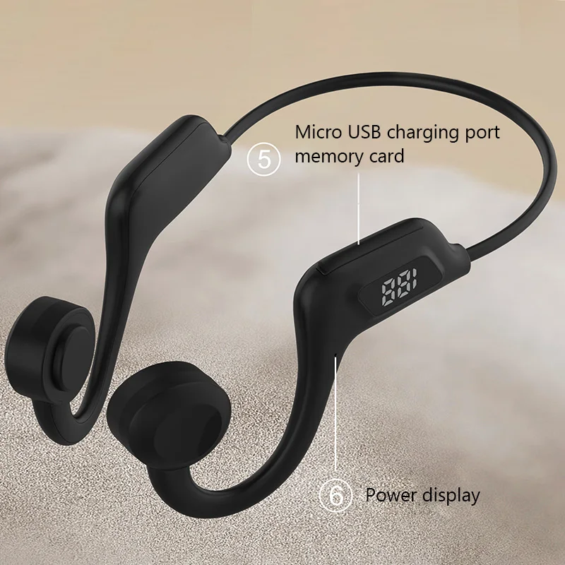 Handsfree Earbuds Wireless Air Conduction Bluetooth Earphones Sports Bluetooth Headset Not Bone Conduction Headphones with Mic
Handsfree Earbuds Wireless Air Conduction Bluetooth Earphones Sports Bluetooth Headset Not Bone Conduction Headphones with Mic