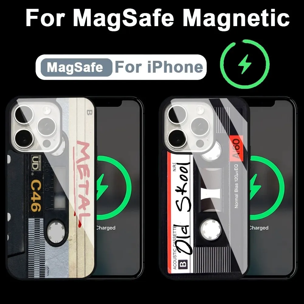 Vintage Cassette tape Phone Case Alex Mirror For Magsafe Wireless Charging Caver For IPhone 13 14 15 Pro Max 11 12 Mini
Vintage Cassette tape Phone Case Alex Mirror For Magsafe Wireless Charging Caver For IPhone 13 14 15 Pro Max 11 12 Mini