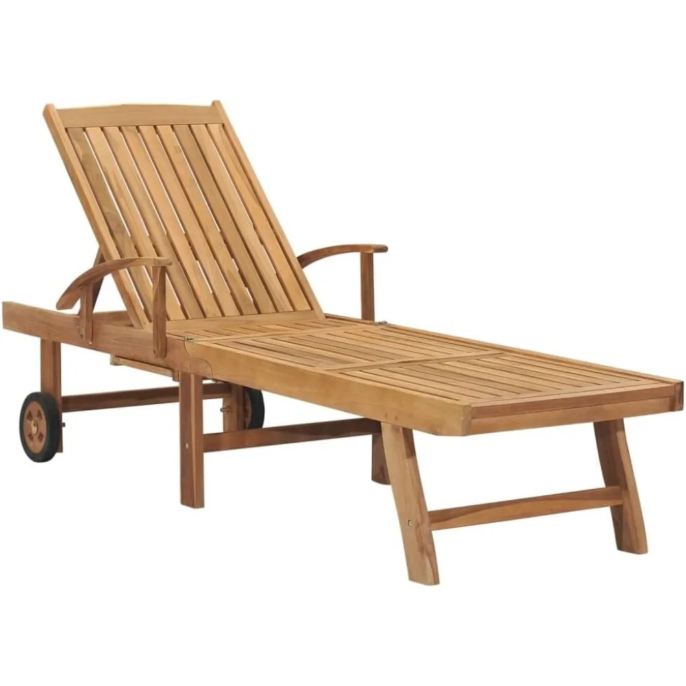 Solid Teak Wood Outdoor Sun Loungers Set with Red Cushion and Side Table - Easy Mobile Design with Adjustable Backrest an|
Solid Teak Wood Outdoor Sun Loungers Set with Red Cushion and Side Table - Easy Mobile Design with Adjustable Backrest an|
