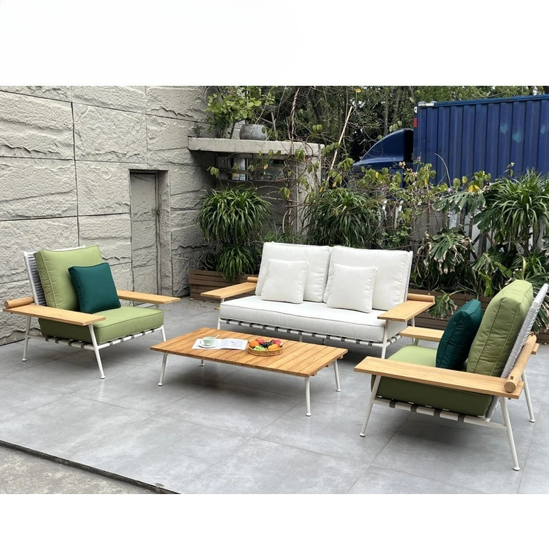 Outdoor teak modular sofa, free combination teak sofa
Outdoor teak modular sofa, free combination teak sofa
