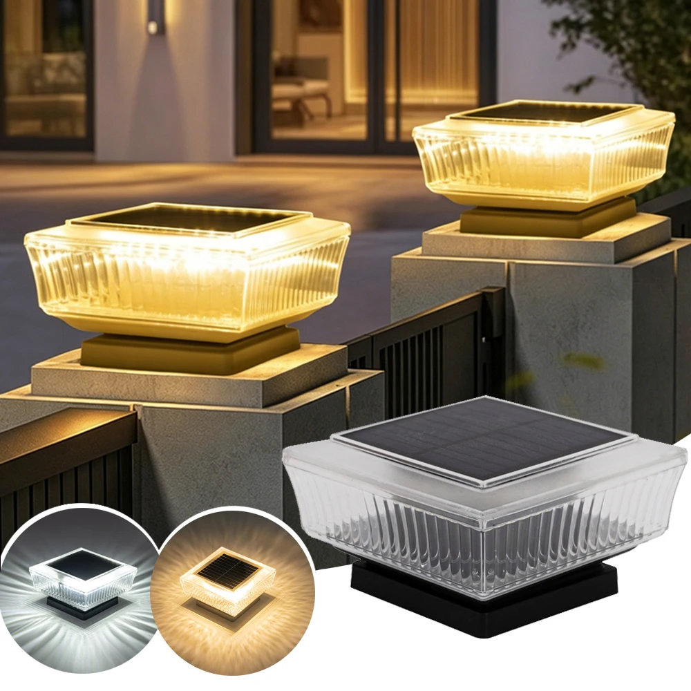 2pcs Solar Post Cap Lights Outdoor Deck Fence Post Solar Lights for Wood Vinyl Posts Waterproof for Garden Patio Porch
2pcs Solar Post Cap Lights Outdoor Deck Fence Post Solar Lights for Wood Vinyl Posts Waterproof for Garden Patio Porch