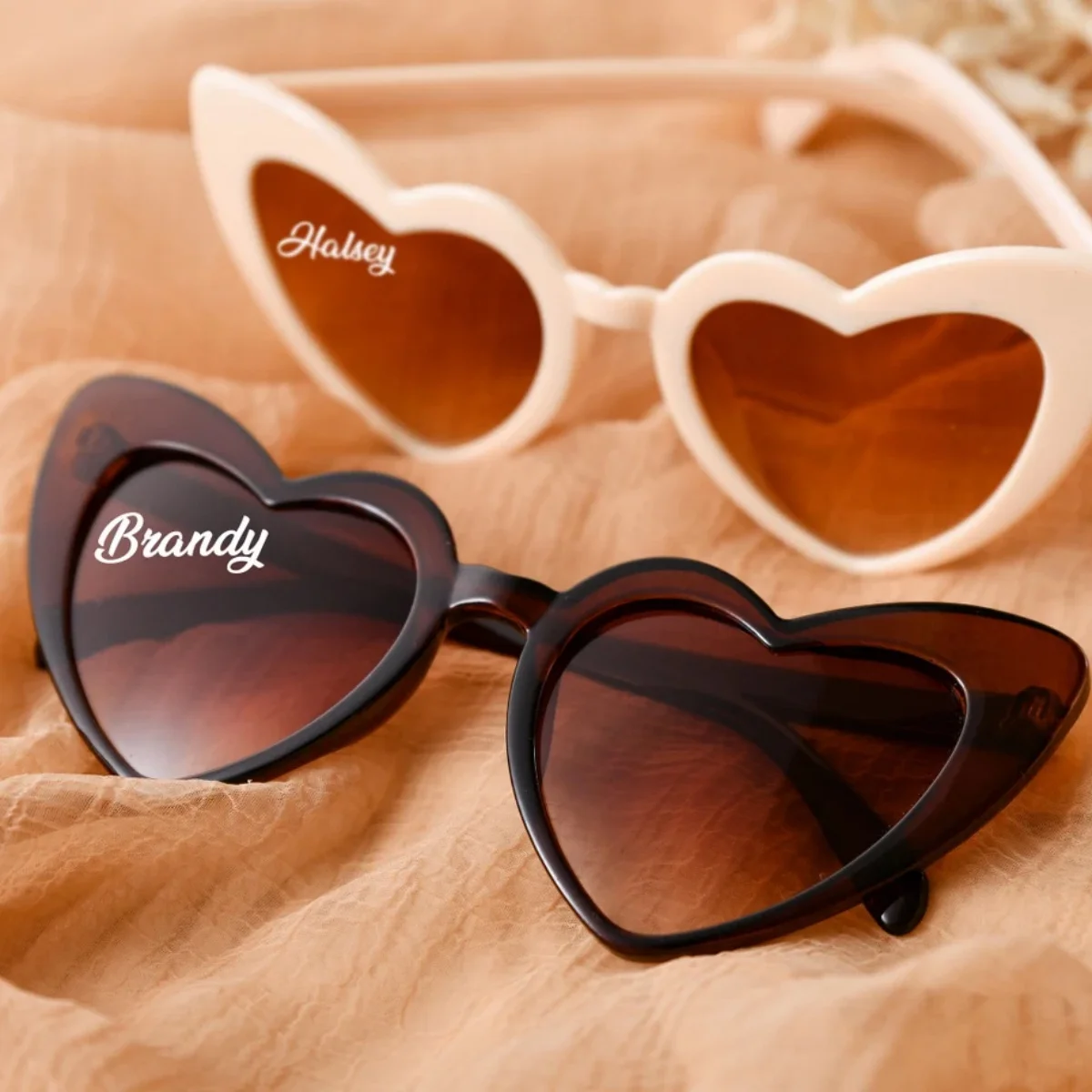 10PCS Personalized heart shaped glasses,Custom Bridal Party Heart Shaped Sunglasses,Party Souvenirs,Personalised Bridesmaid Gift
10PCS Personalized heart shaped glasses,Custom Bridal Party Heart Shaped Sunglasses,Party Souvenirs,Personalised Bridesmaid Gift