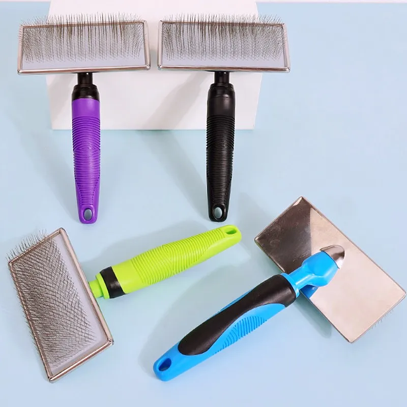 Dog Brush Massage Dogs Hair Comb Comfortable Handle Dogs Brushes Dog Grooming Stainless Steel Comb Pet Hair Remover Pet Supplies
Dog Brush Massage Dogs Hair Comb Comfortable Handle Dogs Brushes Dog Grooming Stainless Steel Comb Pet Hair Remover Pet Supplies