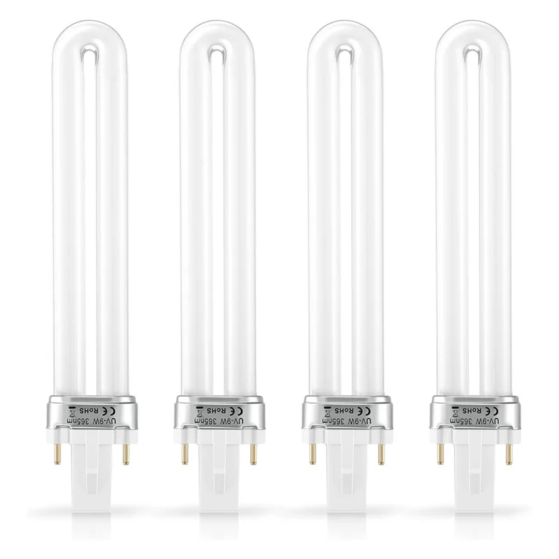 ABUI-9W U-Shaped 365Nm UV Lamp Light Bulb Tube 6 Pack Replacement For Nail Art Dryer–Not Inductance Bulb
ABUI-9W U-Shaped 365Nm UV Lamp Light Bulb Tube 6 Pack Replacement For Nail Art Dryer–Not Inductance Bulb