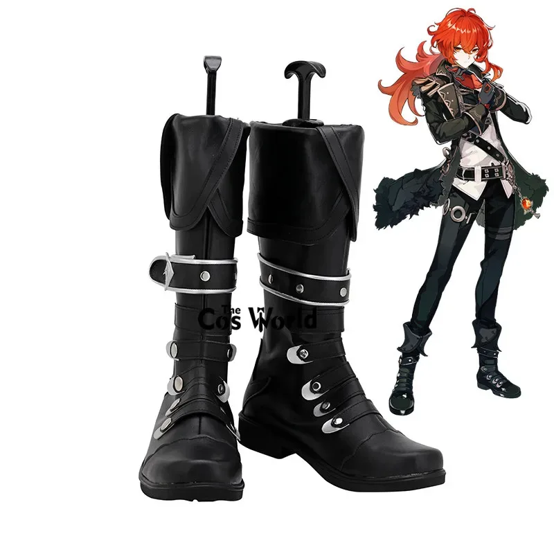 Genshin Diluc Ragnvindr Games Обувь для косплея на заказ Сапоги
Genshin Diluc Ragnvindr Games Обувь для косплея на заказ Сапоги