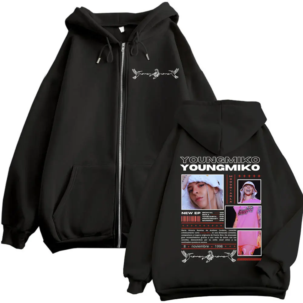 Rapper Young Miko Graphic Zipper Hoodies Men Women Clothing Fashion Aesthetic Zip Up Sweatshirts Casual Loose Fleece Pullovers
Rapper Young Miko Graphic Zipper Hoodies Men Women Clothing Fashion Aesthetic Zip Up Sweatshirts Casual Loose Fleece Pullovers
