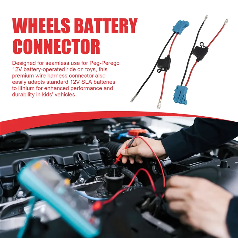 HFIL-2Pack 12 AWG разъем жгута проводов для Peg-Perego 12 Вольт SLA аккумулятор езда на автомобиле игрушки с предохранителем
HFIL-2Pack 12 AWG разъем жгута проводов для Peg-Perego 12 Вольт SLA аккумулятор езда на автомобиле игрушки с предохранителем