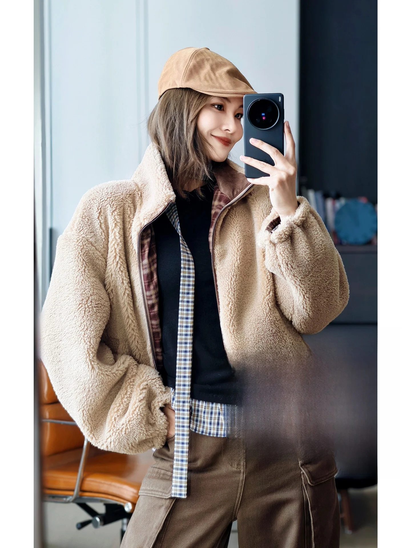 Теплая пушистая современная ort Plu Jaet MEIYANG Женская верхняя одежда Cact Zipper Design Полиэфирное волокно Длинный откидной воротник све
Теплая пушистая современная ort Plu Jaet MEIYANG Женская верхняя одежда Cact Zipper Design Полиэфирное волокно Длинный откидной воротник све