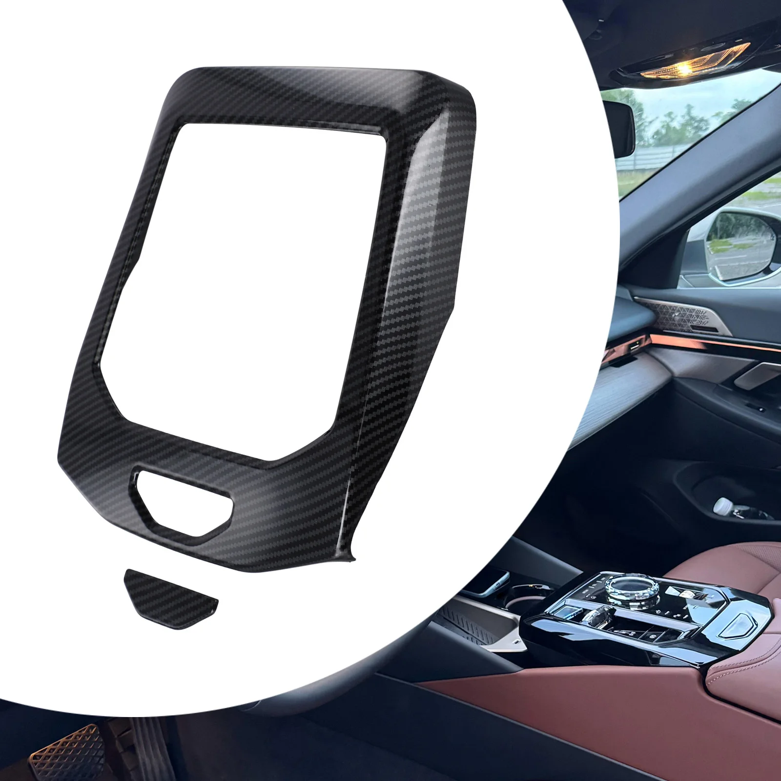 1 Pcs Car ABS Carbon Fiber Center Console Frame Trim Cover Fits For BMW 5 Series G60 2024 Auto Interior Accessories
1 Pcs Car ABS Carbon Fiber Center Console Frame Trim Cover Fits For BMW 5 Series G60 2024 Auto Interior Accessories