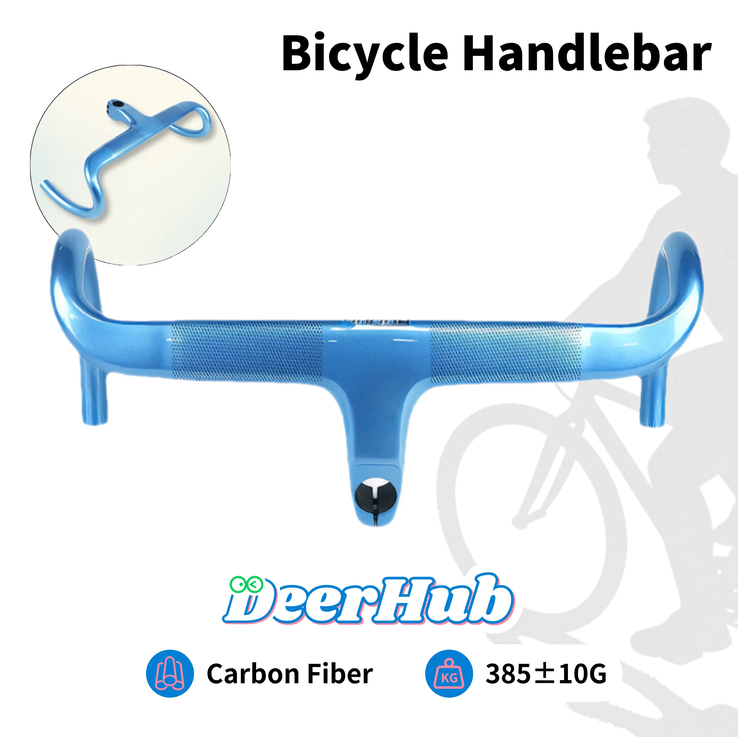 DeerHub T700 Carbon Fiber MTB Integrated Handlebar Ultra Light 395g Internal Routing High Strength Off Road Bike Handlebar
DeerHub T700 Carbon Fiber MTB Integrated Handlebar Ultra Light 395g Internal Routing High Strength Off Road Bike Handlebar