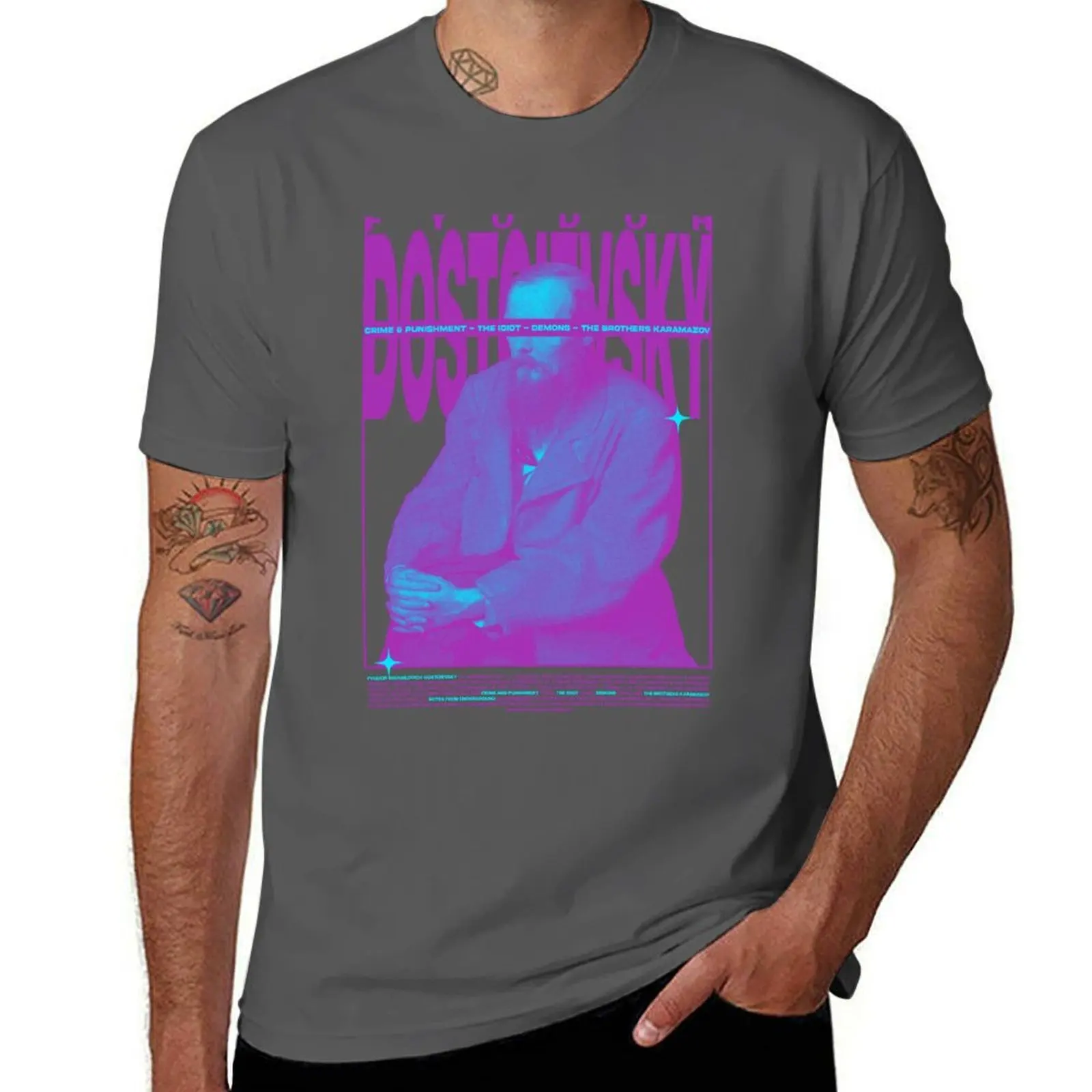 DOSTOYEVSKY v3 T-Shirt Soft Casual Short Sleeve Cotton Tee
DOSTOYEVSKY v3 T-Shirt Soft Casual Short Sleeve Cotton Tee