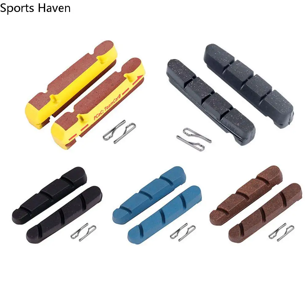 1 Pair Bicycle Brake Pads 55-65mm Low Noise Carbon Rim Brake Pads Bicycle Accessories
1 Pair Bicycle Brake Pads 55-65mm Low Noise Carbon Rim Brake Pads Bicycle Accessories