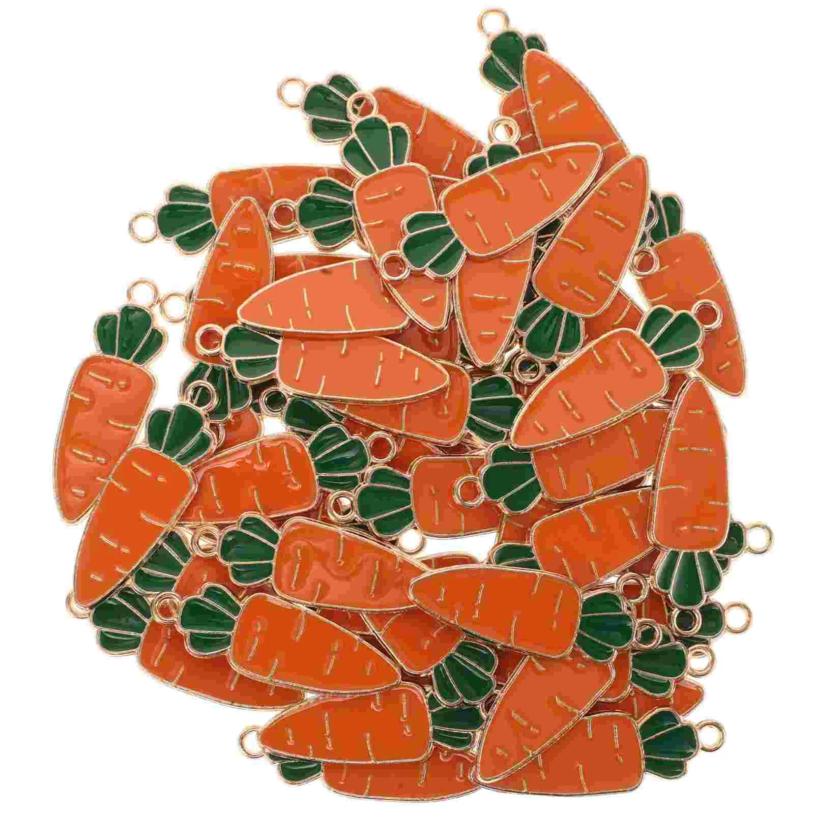 50pcs Cartoon Carrot Charm Alloy Accessories for Earring Bracelets Key Phone Decor Bright Color Easter Theme Resistant
50pcs Cartoon Carrot Charm Alloy Accessories for Earring Bracelets Key Phone Decor Bright Color Easter Theme Resistant