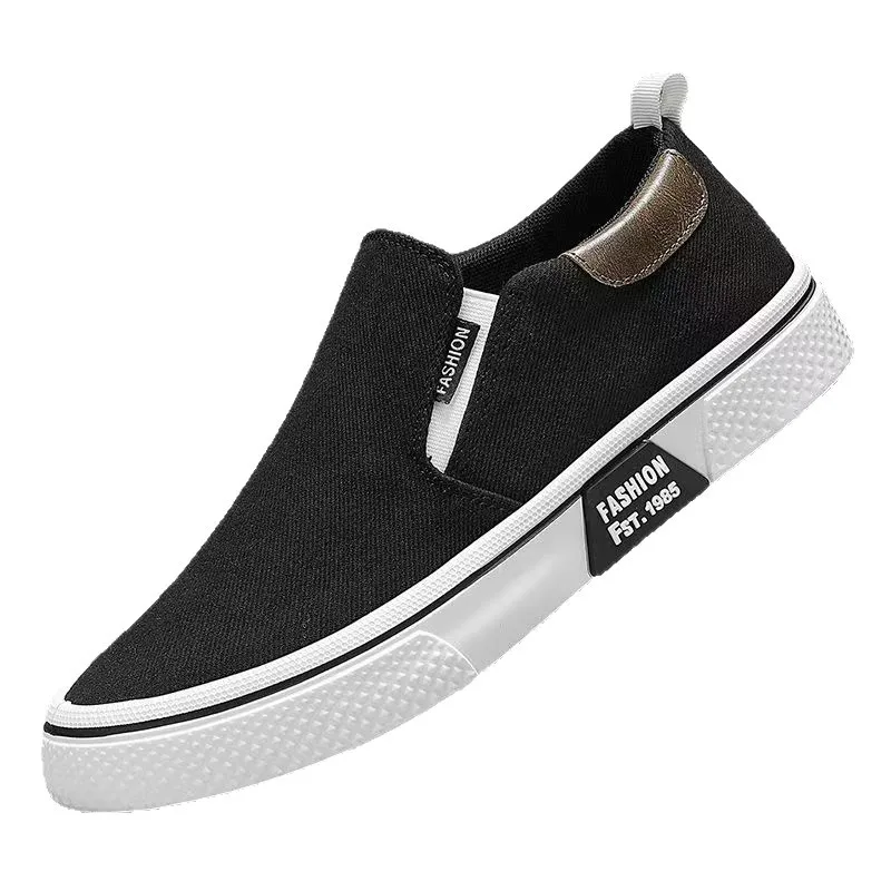 Mens Comfortable Canvas Sneakers Black Slip on Loafers Breathable Lightweight Non Slip Casual Shoes for Walking Use Streetwear
Mens Comfortable Canvas Sneakers Black Slip on Loafers Breathable Lightweight Non Slip Casual Shoes for Walking Use Streetwear