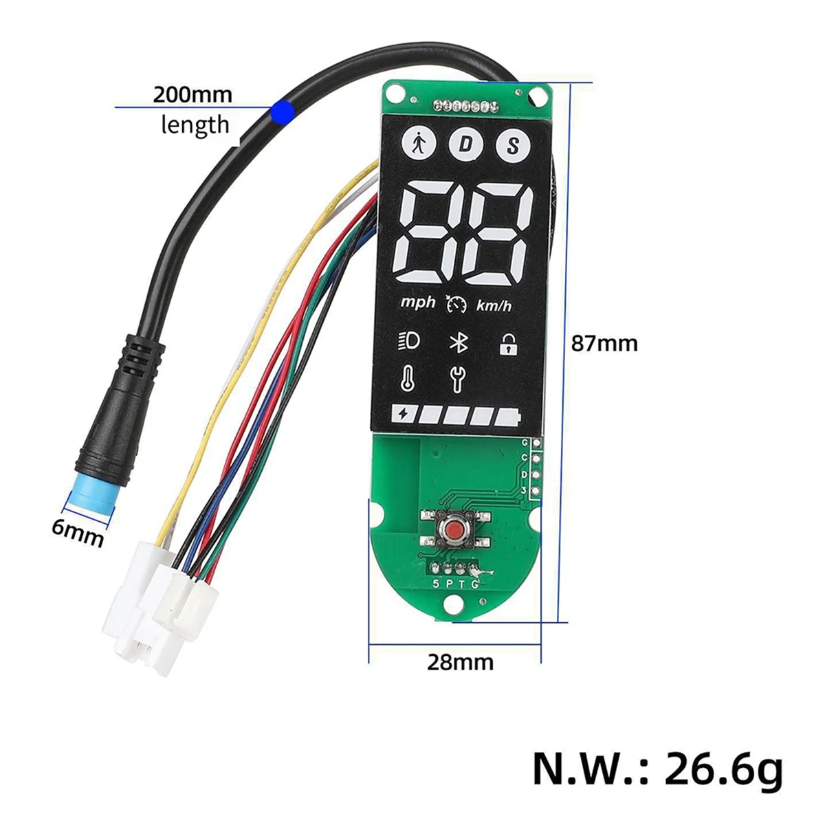 N17R подходит для 4-профессионального скутера, Bluetooth-плата () Печатная плата дисплея, сборка приборной панели
N17R подходит для 4-профессионального скутера, Bluetooth-плата () Печатная плата дисплея, сборка приборной панели