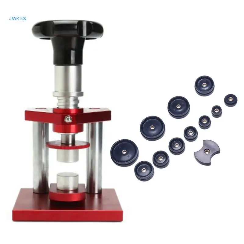 9 Dies Press Remover Fixing Base Watch Back Opener Machine Case Tool Clock Rear Bottom Cover Repair Professional
9 Dies Press Remover Fixing Base Watch Back Opener Machine Case Tool Clock Rear Bottom Cover Repair Professional
