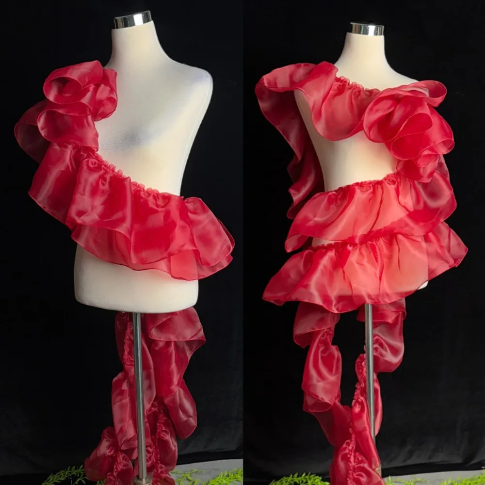 New 20CM Wide Lace Organza Fabric Pleated Shape Solid Color Lotus Leaf Edges DIY Decoration Material Ruffle Sewing Fabric
New 20CM Wide Lace Organza Fabric Pleated Shape Solid Color Lotus Leaf Edges DIY Decoration Material Ruffle Sewing Fabric