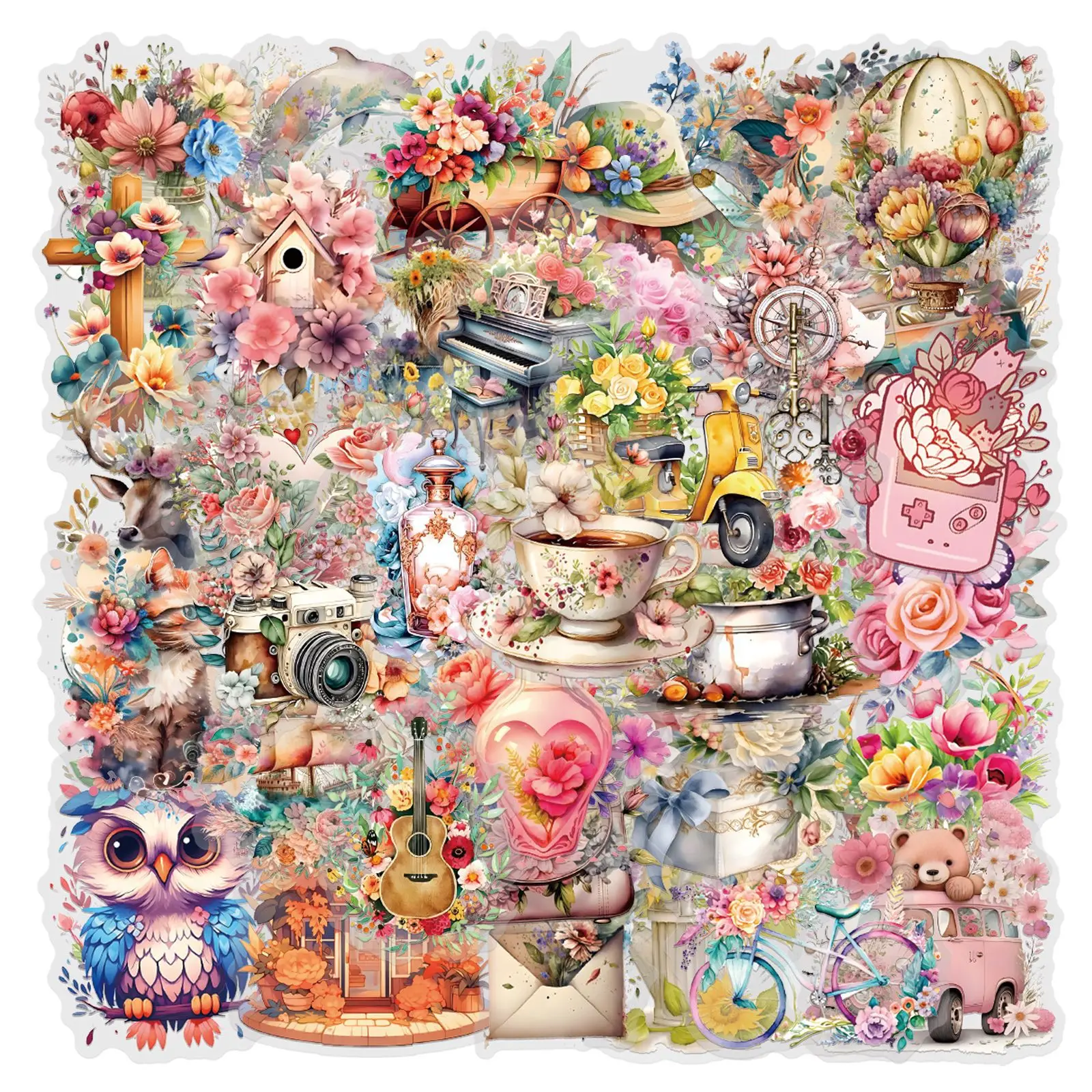 58PCS Transparent and Creative Graffiti Stickers for Luggage Water Cups Skateboards Notebooks Stationery Stickers
58PCS Transparent and Creative Graffiti Stickers for Luggage Water Cups Skateboards Notebooks Stationery Stickers