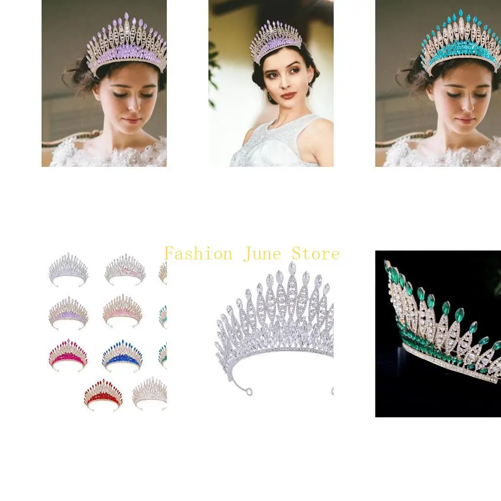 N5KA Adjustable Bridal Crown Rhinestones Hair Hoop Elegant Hairpiece Hair Accessories
N5KA Adjustable Bridal Crown Rhinestones Hair Hoop Elegant Hairpiece Hair Accessories