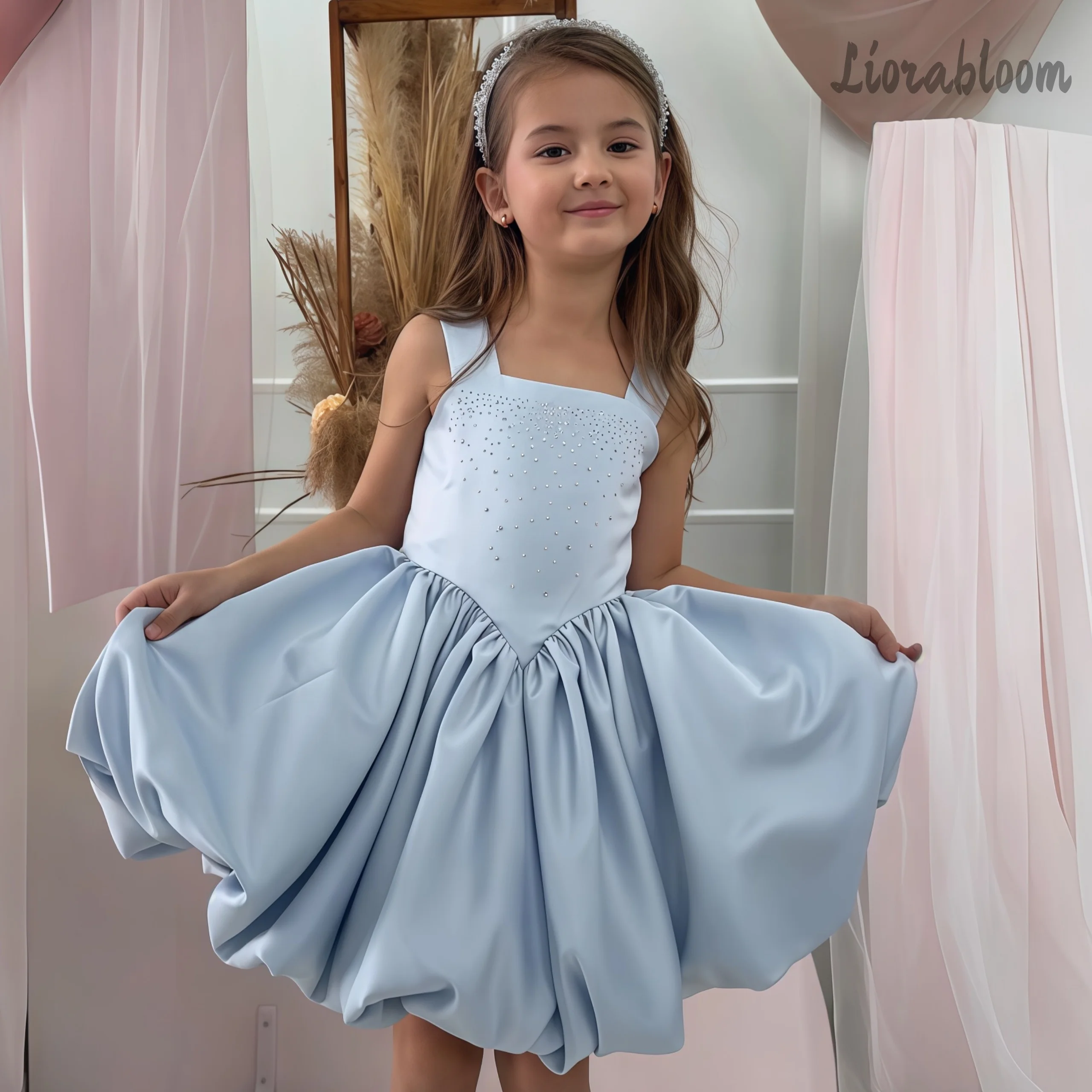 Custom-Made Girls' Formal Dress Multi-Colored Flower-Bud Hem Dress Women's Wedding Party Attire Dress свадебное платье
Custom-Made Girls' Formal Dress Multi-Colored Flower-Bud Hem Dress Women's Wedding Party Attire Dress свадебное платье