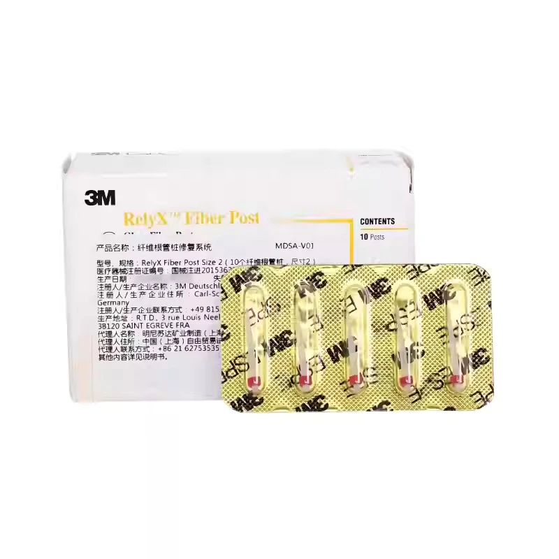 Dentistry RelyX ™ Glass Fiber Posts Orthodontics Root Canal Repair Pile Oral Cavity Nursing Filling Material 10Pcs/Box Lab Tools
Dentistry RelyX ™ Glass Fiber Posts Orthodontics Root Canal Repair Pile Oral Cavity Nursing Filling Material 10Pcs/Box Lab Tools